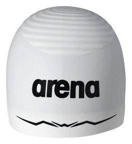 Gorro de natación Arena Aquaforce Wave Blanco/Negro