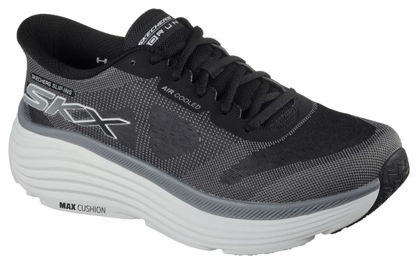 Skechers Slip-Ins Max Cushioning Endeavour Exciton Laufschuhe für Herren, schwarz