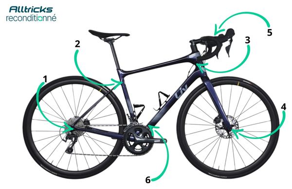 Liv Avail Advanced Shimano Tiagra 10V Violeta 2023 Bicicleta de