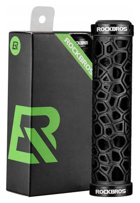 ROCKBROS Paire de poignées de vélo - noir