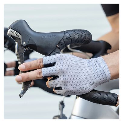 Gants de cyclisme courts respirants Rockbros - Gris