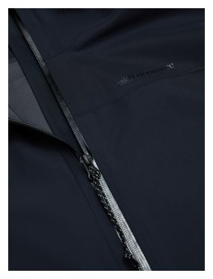 Chaqueta impermeable Peak Performance Treeline HIPE 2.5L negra para hombre