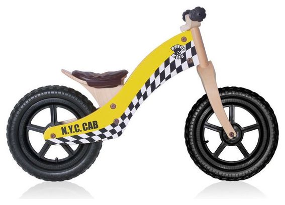 REBEL KIDZ Wood Basic 12'' Yellow Cab