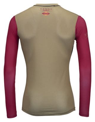 Maillot Manches Longues Femme Kenny Charger Marron / Rouge
