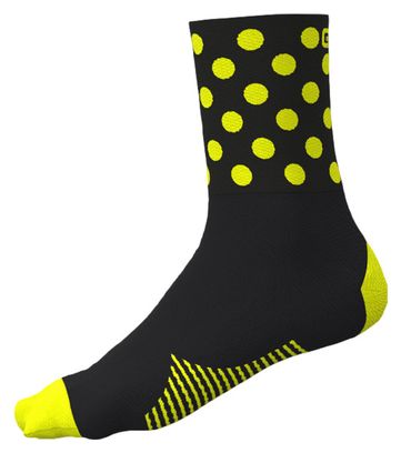 Pair of Alé Bubble Unisex Socks Yellow/Black