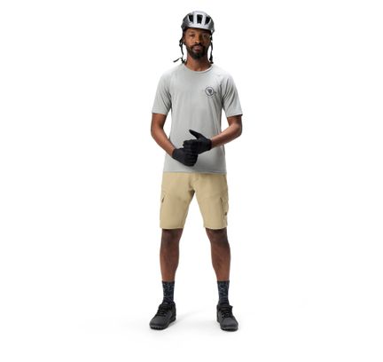 Endura Loop Technical T-Shirt, Gray, Men's