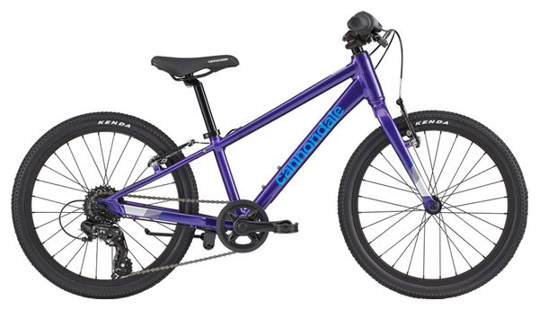 Cannondale Kids Quick 20 '' 7S Ultra Violet Mountain Bike semirigida da bambino