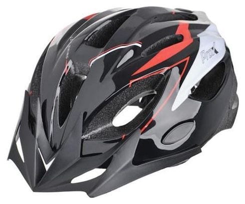 Casque de vélo VTT Adultes Femmes/Hommes - Noir Rouge