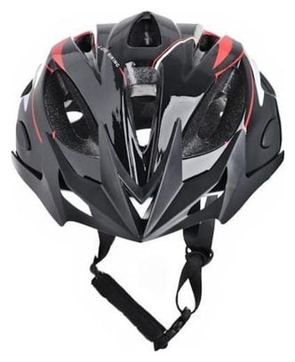 Casque de vélo VTT Adultes Femmes/Hommes - Noir Rouge