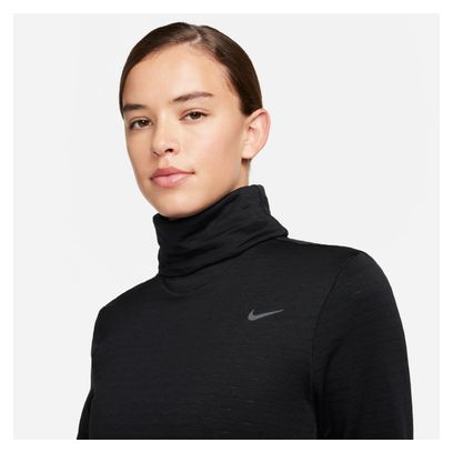 Women's Nike Therma-Fit Swift Element Black 1/2 Zip Thermal Top