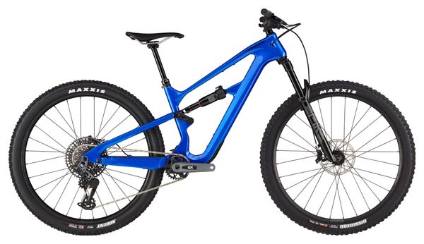Bicicleta de montaña Cannondale Habit Carbon 1 Sram GX Eagle AXS 12V 29'' Todo Suspensión Sonic Blue