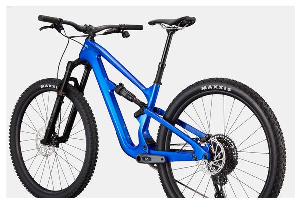 Bicicleta de montaña Cannondale Habit Carbon 1 Sram GX Eagle AXS 12V 29'' Todo Suspensión Sonic Blue