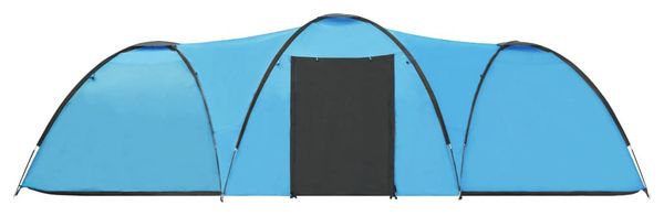 vidaXL Tente igloo de camping 650x240x190 cm 8 personnes Bleu