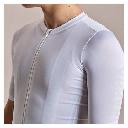 Maillot de manga corta Rapha Pro Team Training blanco/gris para hombre
