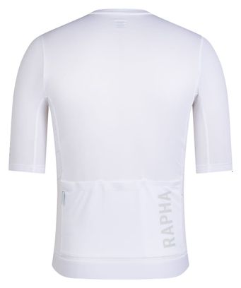 Maillot de manga corta Rapha Pro Team Training blanco/gris para hombre