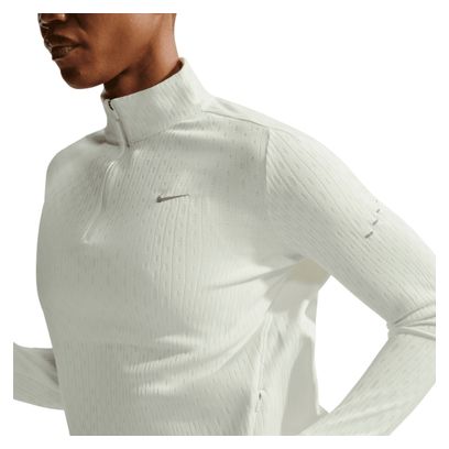 Haut 1/2 Zip Nike Swift Aero-Fit Beige Femme