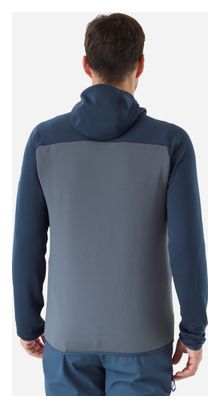 Sudadera polar Millet Seneca Hoodie azul para hombre