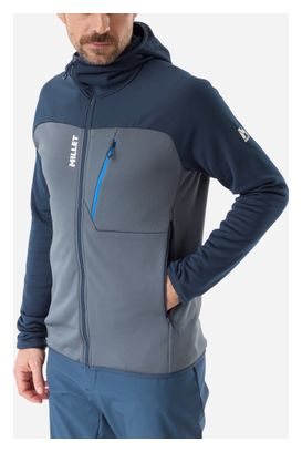Sudadera polar Millet Seneca Hoodie azul para hombre