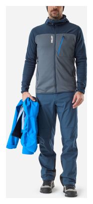 Sudadera polar Millet Seneca Hoodie azul para hombre