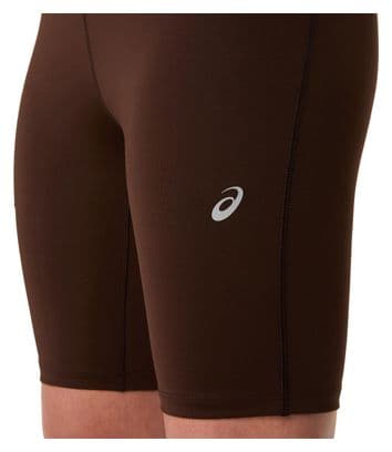 Women's Asics Road High Waist 8in Brown Shorts