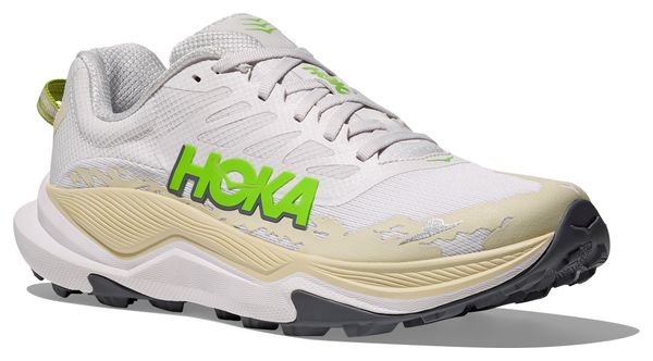 Hoka Torrent 4 Trailrunning-Schuhe Weiß/Grün Herren