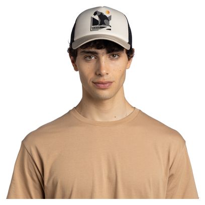 Cappellino Buff Trucker beige/nero
