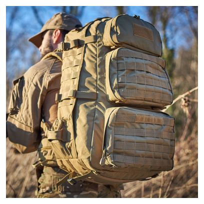 Sac à dos modulaire Ares 50 litres-Beige Coyote-marron