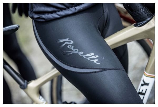 Radhose Long Velo Mit Bretelless Mit Fell Rogelli Deep Winter - Damen - Schwarz