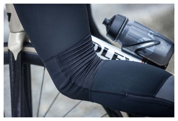 Radhose Long Velo Mit Bretelless Mit Fell Rogelli Deep Winter - Damen - Schwarz