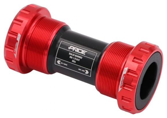 Boîtier de Pédalier Scellé Pride Racing EB24 Rouge