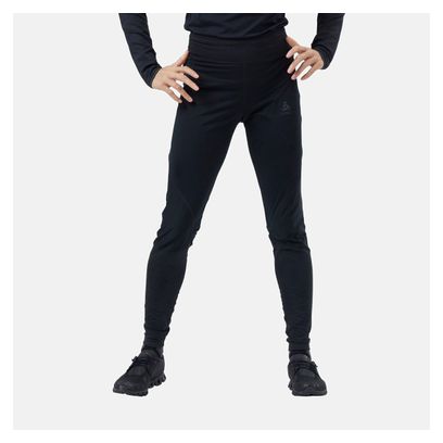 Lange damespanty Odlo Zeroweight Warm Reflecterend Zwart