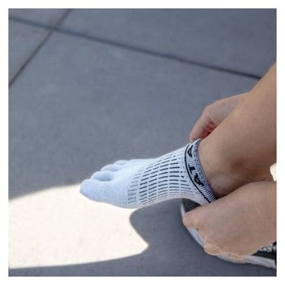 Chaussettes à orteils de running Run Lightweight No Show Coolmax unisexe