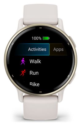 Montre de Sport Garmin Vívoactive 5 Blanc Ivoire Or
