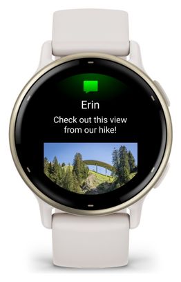 Montre de Sport Garmin Vívoactive 5 Blanc Ivoire Or