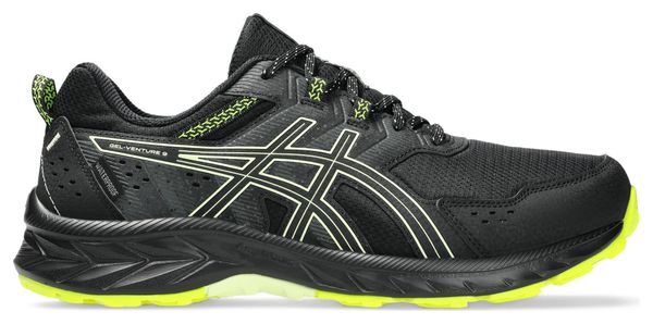 Chaussures Trail Asics Gel-Venture 9 Waterproof Noir/Jaune Homme