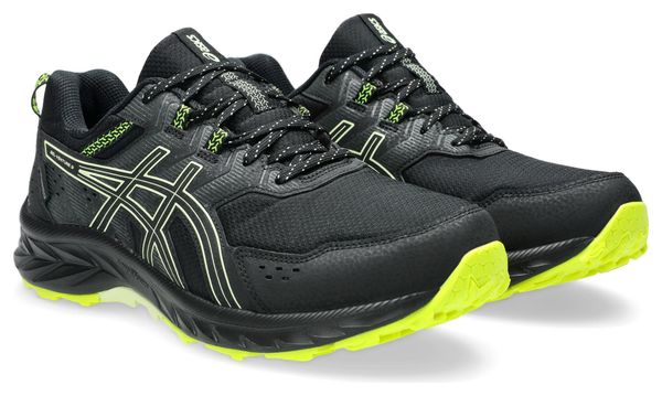 Chaussures Trail Asics Gel-Venture 9 Waterproof Noir/Jaune Homme