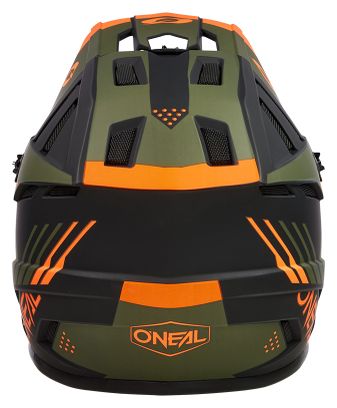 O'neal Backflip Strike Full-Face Mountain Bike Helmet - Black/Orange/Green