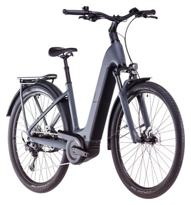 VTC Électrique Cube Kathmandu Hybrid One 800 Easy Entry Shimano Cues 10V 800 Wh 700 mm Gris Shadow 2025