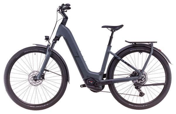 VTC Électrique Cube Kathmandu Hybrid One 800 Easy Entry Shimano Cues 10V 800 Wh 700 mm Gris Shadow 2025