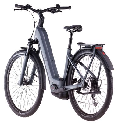 VTC Électrique Cube Kathmandu Hybrid One 800 Easy Entry Shimano Cues 10V 800 Wh 700 mm Gris Shadow 2025