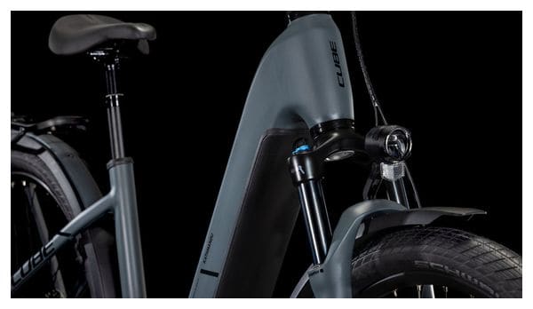 Cube Kathmandu Hybrid One 800 Easy Entry Electric Hybrid Bike Shimano Cues 10S 800 Wh 700 mm Shadow Grey 2025