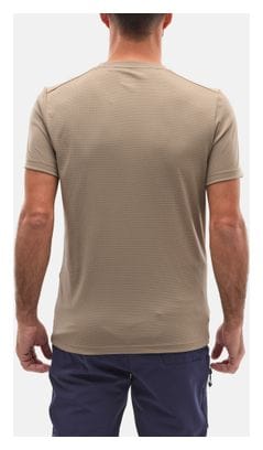 T-Shirt Millet Kamet Map Beige Herren