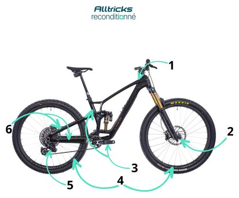 Bicicleta de montaña Trek Fuel EX 9.9 Sram XX1 Eagle AXS 12V 29'' Azul Gen 6