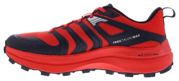 Inov 8 TrailTalon Max Black/Red Men's Trail Running Shoes