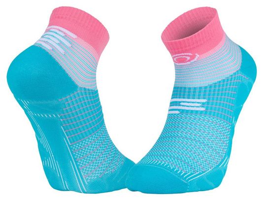 BV Sport Run Marathon Low Socken Türkis/Pink