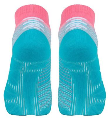 BV Sport Run Marathon Low Socken Türkis/Pink