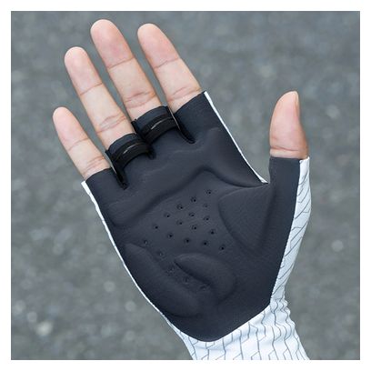 Gants de cyclisme VTT Rockbros - blanc et noir