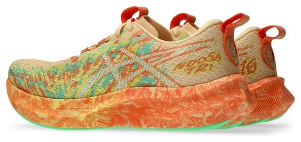 Zapatillas de running Asics Noosa Tri 16 naranja/verde para mujer