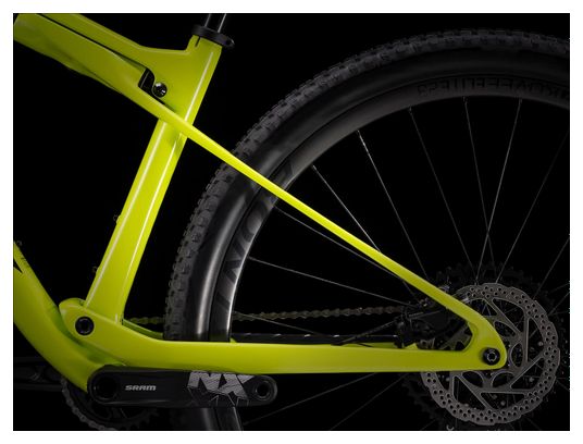 Bicicleta de montaña de 29 &#39;&#39; con suspensión completa Trek Supercaliber 9.7 Sram NX 12V Miami Green a Volt Fade 2020