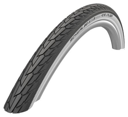 SCHWALBE Pneu Extérieur Road Cruiser 28 X 1.60 Noir/Blanc Reflexion